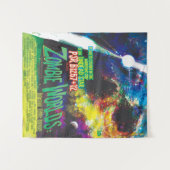 ゾンビワールドハロウィーン銀河系の恐怖 タペストリー (正面(横))