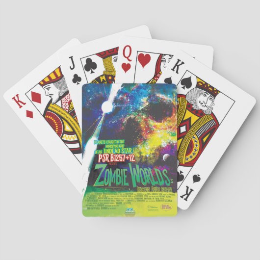 ゾンビワールドハロウィーン銀河系の恐怖 トランプ (裏面)