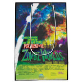 ゾンビワールドハロウィーン銀河系の恐怖 ミディアムペーパーバッグ (裏面)