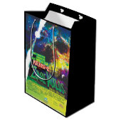 ゾンビワールドハロウィーン銀河系の恐怖 ミディアムペーパーバッグ (裏面アングル)