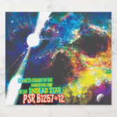 ゾンビワールドハロウィーン銀河系の恐怖 リキュールボトルラベル (シングルラベル)