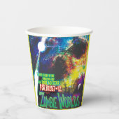 ゾンビワールドハロウィーン銀河系の恐怖 紙コップ (正面)