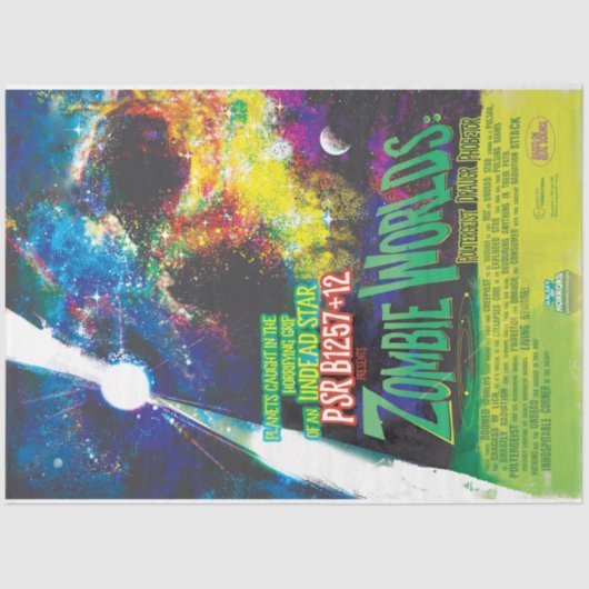 ゾンビワールドハロウィーン銀河系の恐怖 薄葉紙 (正面)