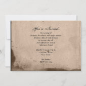 ゾンビヴァンパイアファミリーハローウィンパーティ 招待状 (裏面)