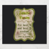 ゾンビヴェノムビールボトルラベル ビールラベル (シングルラベル)