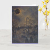 ゾンビースハロウィンカード カード (黄色い花)