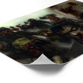 ゾンビースハロウィーンウォールポスター ポスター (角)