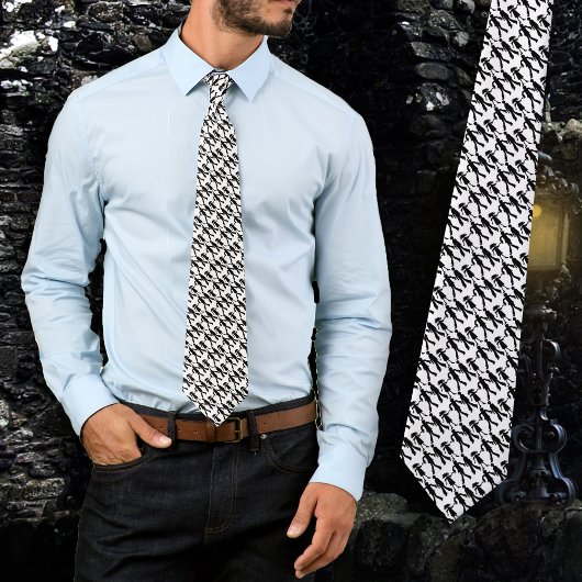 ゾンビースハロウィーン歩くデッドタイ ネクタイ