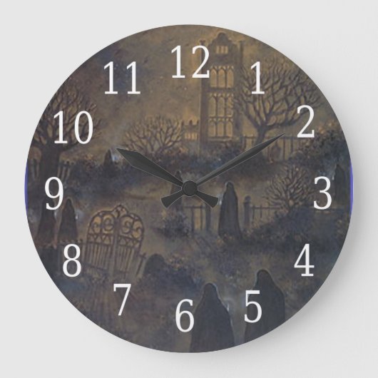 ゾンビースラウンドクロック ラージ壁時計 (正面)