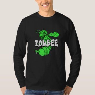 ゾンビー ハロウィン コスチューム 涼しい ビー ゾンビ ダジャレ ビー Tシャツ