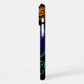 ゾンビ不気味ゲーマーハロウィーン装飾用クッション iPhoneケース (左側面)