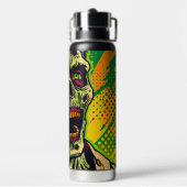 ゾンビ不気味ハローウィンパーティ ウォーターボトル (背面)