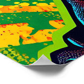 ゾンビ不気味ハローウィンパーティ ポスター (角)