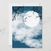 ゾンビ不気味墓地ハローウィンパーティ 招待状 (裏面)