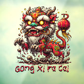 ゾンビ中国のニューイヤーライオン ウィンドウサイン (シート3)