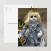 ゾンビ人形 ポストカード (正面/裏面)