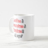 ゾンビ人狼ヴァンパイア コーヒーマグカップ (正面左)