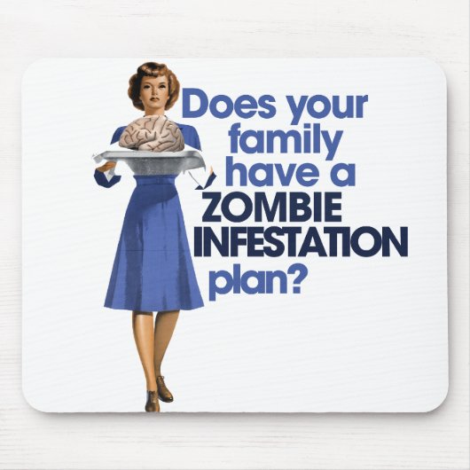 ゾンビ侵入計画 マウスパッド (正面)