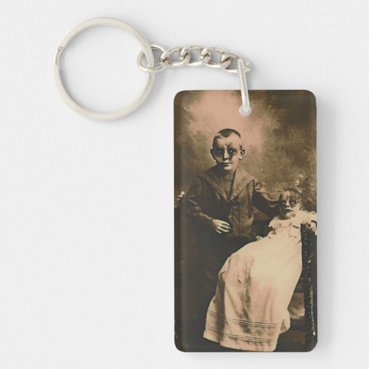 ゾンビ兄弟姉妹 キーホルダー (正面)