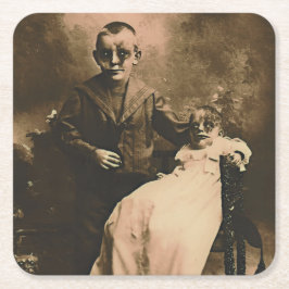 ゾンビ兄弟姉妹 スクエアペーパーコースター