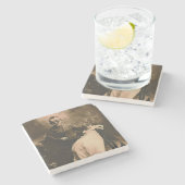 ゾンビ兄弟姉妹 ストーンコースター (横)