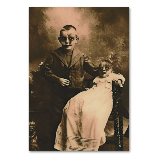 ゾンビ兄弟姉妹 テーブルナンバー (正面)