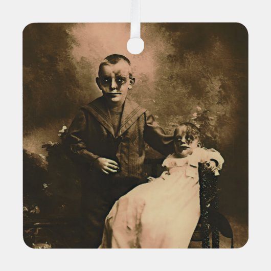 ゾンビ兄弟姉妹 メタルオーナメント (正面)