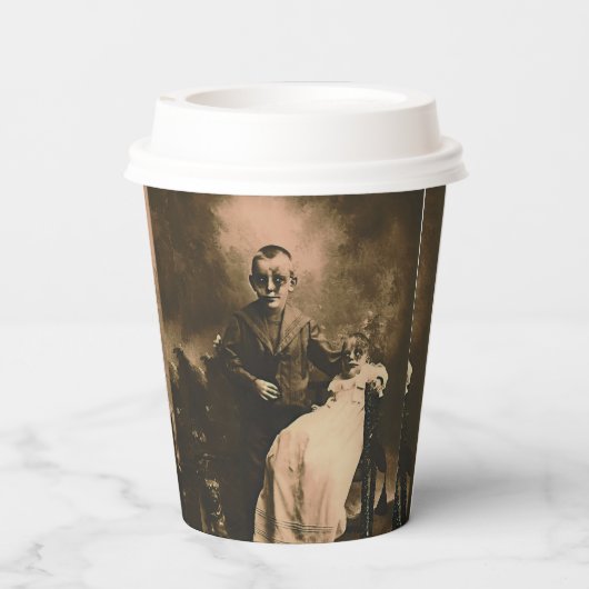 ゾンビ兄弟姉妹 紙コップ (裏面)