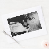 ゾンビ兄弟姉妹 長方形シール (封筒)