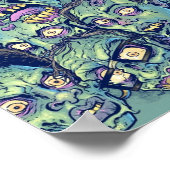 ゾンビ反復可能パターン ポスター (角)