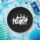 ゾンビ墓地 ペーパープレート (パーティー)