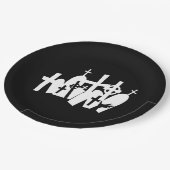 ゾンビ墓地 ペーパープレート (アングル)