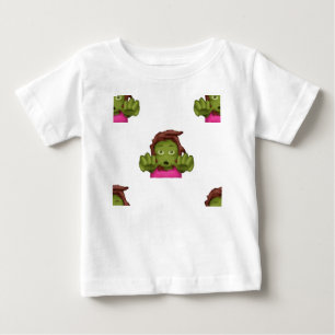 ゾンビ女性 ベビーTシャツ