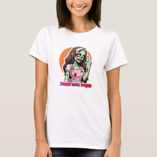 ゾンビ娘パワー かわいいハロウィン仮装 コスチューム 簡単 Tシャツ