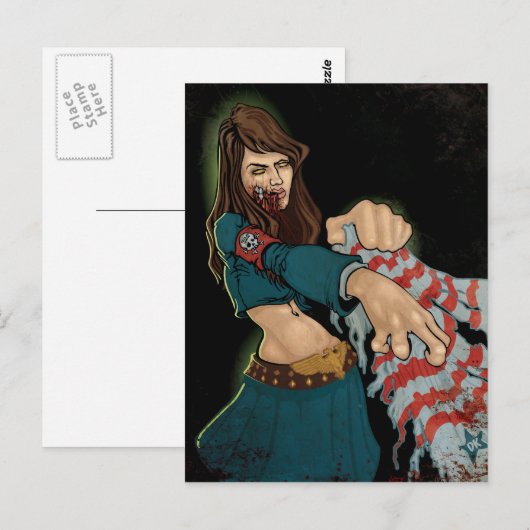 ゾンビ娘 ポストカード (正面/裏面)