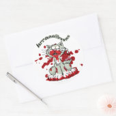 ゾンビ子猫脳!! ラウンドシール (封筒)