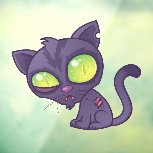 ゾンビ子猫 ウィンドウサイン (シート3)