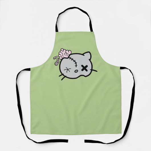 ゾンビ子猫 エプロン (正面)