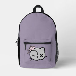 ゾンビ子猫 プリントバックパック