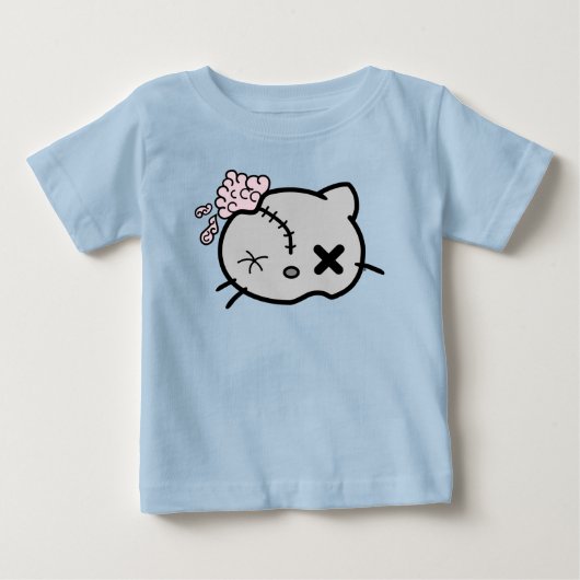 ゾンビ子猫 ベビーTシャツ (正面)