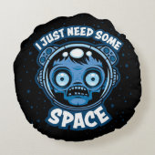 ゾンビ宇宙飛行士は何らかの宇宙を必要とする ラウンドクッション (裏面)