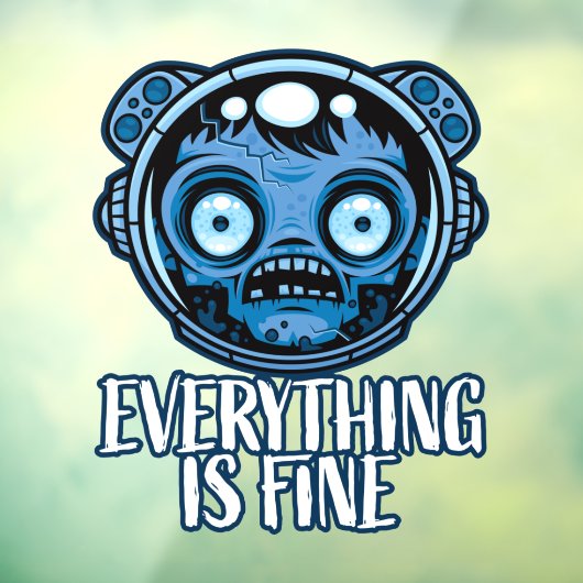 ゾンビ宇宙飛行士素晴らし ウィンドウサイン (シート3)