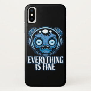 ゾンビ宇宙飛行士素晴らし iPhone X ケース