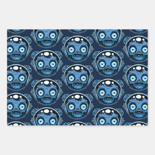 ゾンビ宇宙飛行士 ラッピングペーパーシート (正面)