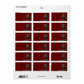 ゾンビ完全に死んでいなの苦悩の腐った肉叫び ラベル (フルシート)