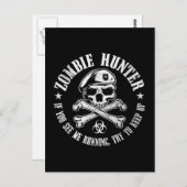 ゾンビ完全に死んでいなハンター ポストカード (正面/裏面)