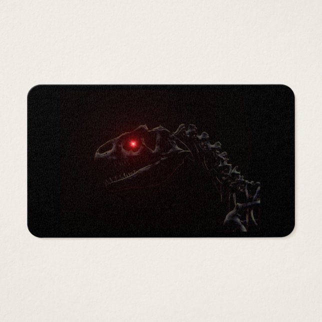 ゾンビ完全に死んでいなー恐竜のスケルトン (正面)