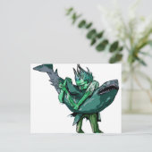 ゾンビ対シャーク ポストカード (スタンド正面)