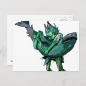 ゾンビ対シャーク ポストカード (正面/裏面)