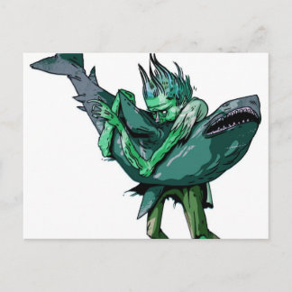 ゾンビ対シャーク ポストカード